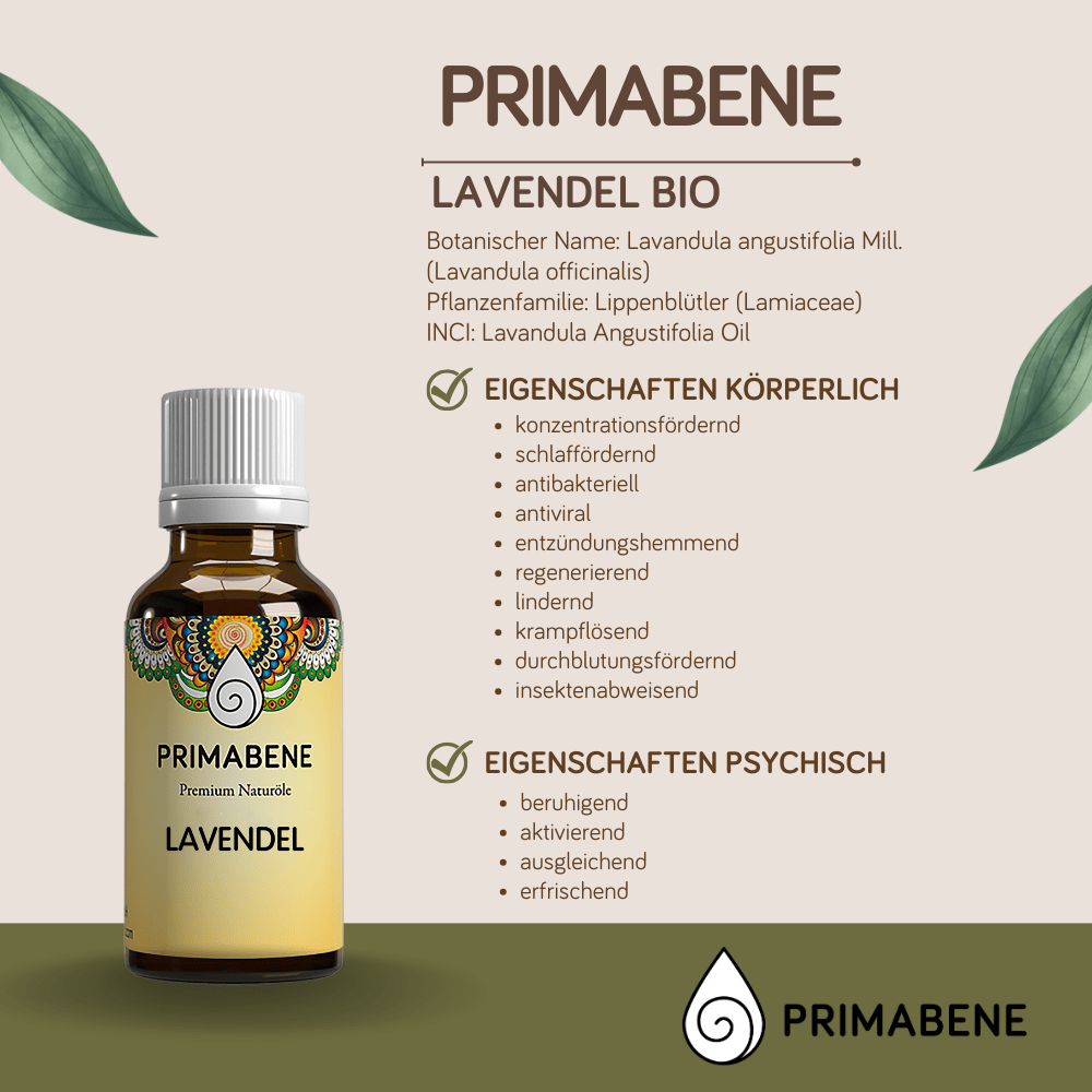 Bild von Lavendel Bio, 100% rein ätherisches Öl